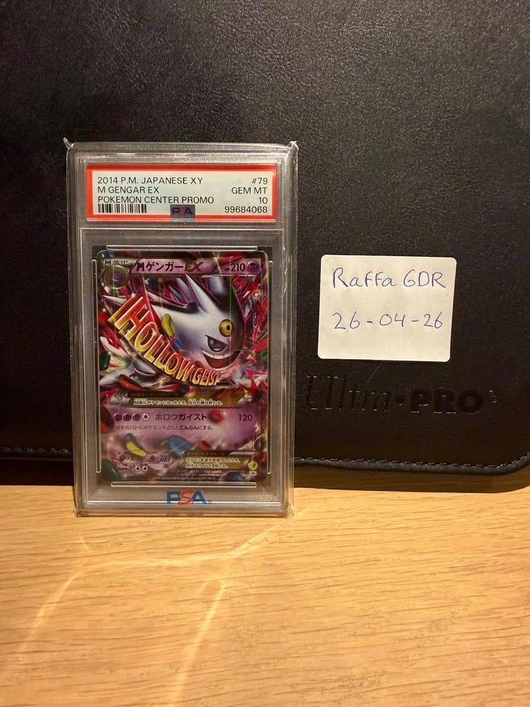 Pokemon Center Promo - Mega Gengar EX Japanse XY 2014 PSA10, Ophalen of Verzenden, Nieuw, Losse kaart, Foil