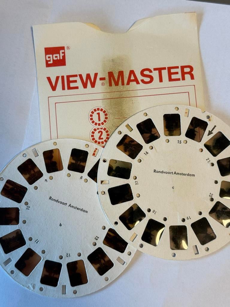 View-Master schijven Rondvaart Amsterdam, Verzamelen, Ophalen of Verzenden, Gebruikt