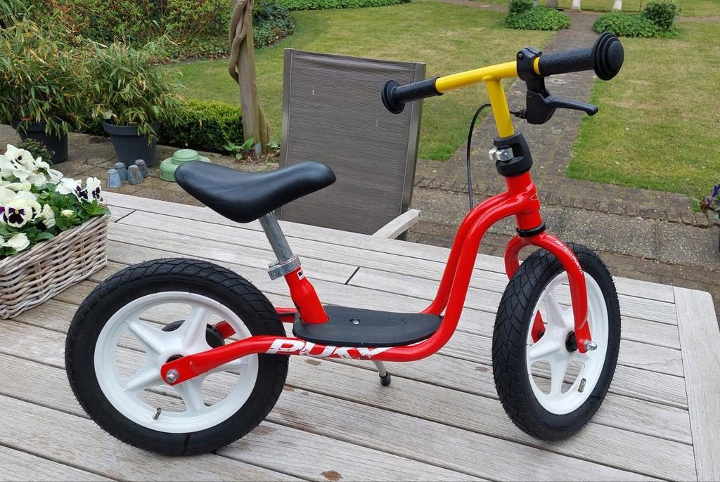 Loopfiets Puky met handrem, Kinderen en Baby's, Speelgoed | Buiten | Voertuigen en Loopfietsen, Ophalen, Gebruikt, Loopfiets