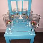 Birra moretti bierglazen 0,25 liter 6 stuks, Ophalen, Zo goed als nieuw, Glas of Glazen, Overige merken