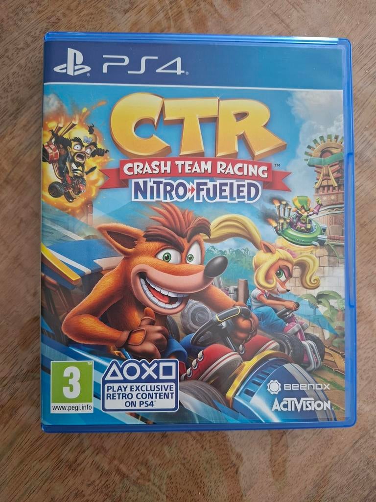 CTR Crash Team Racing Nitro-Fueled PS4 Spel, Online, Racen en Vliegen, Ophalen of Verzenden, Zo goed als nieuw