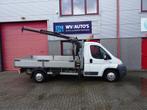 Fiat Ducato 33 2.2 MultiJet MLH1 openlaadbak met hiab laadkr, Voorwielaandrijving, Euro 5, Gebruikt, Wit