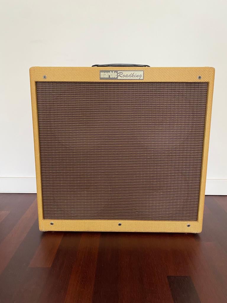 Marble Roadking 410 Weber Alnico (PRIJSVERLAGING)., Muziek en Instrumenten, Ophalen, Zo goed als nieuw, Gitaar, Minder dan 50 watt