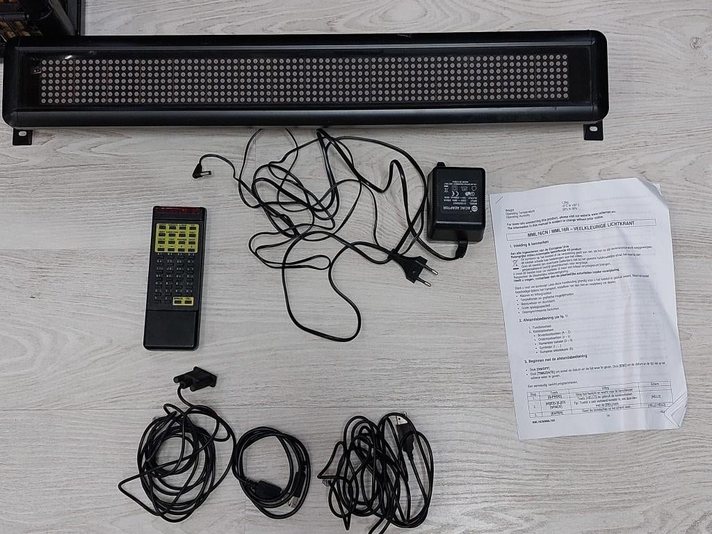 Lichtkrant Velleman MML16CN, Gebruikt, Velleman, Ophalen of Verzenden, Legen Heirweg 33, Gavere