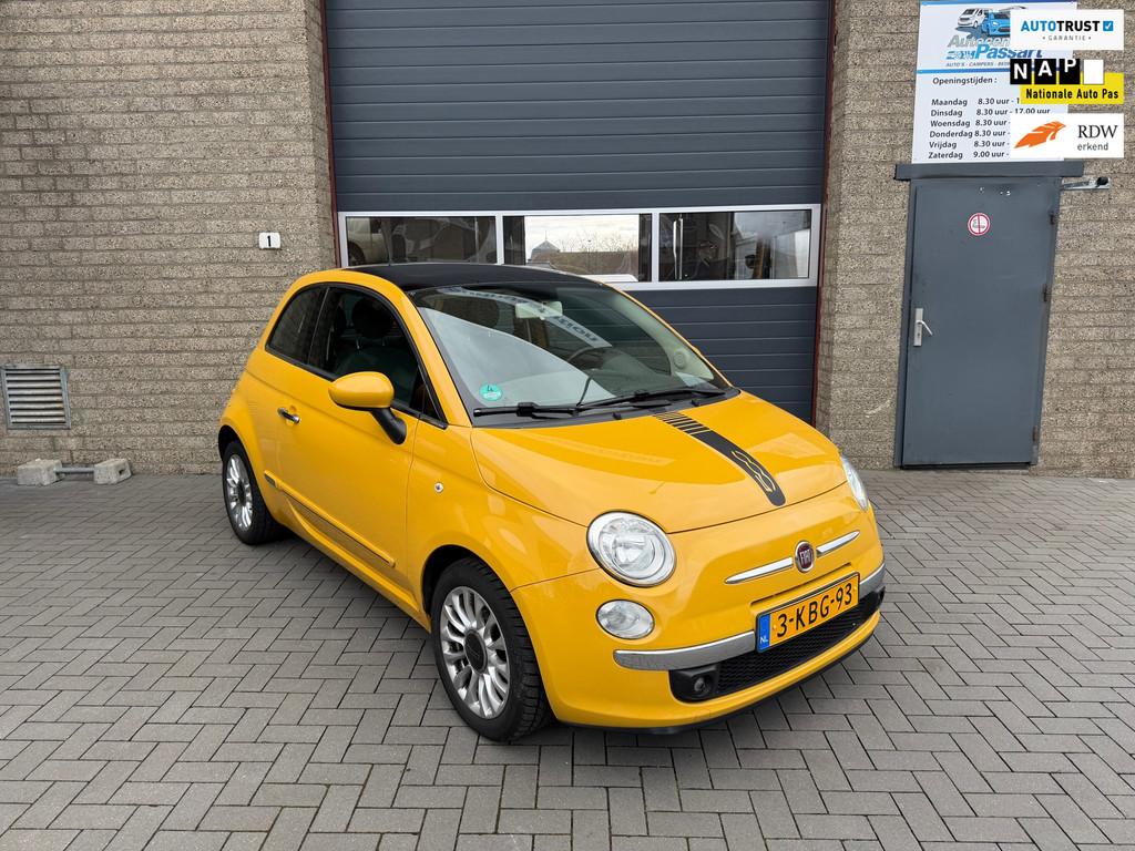 Fiat 500 1.0 TwinAir Lounge, Auto's, Fiat, Euro 5, Stof, Gebruikt, Overige kleuren
