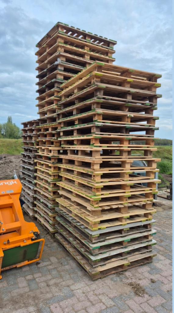 Cp7 pallets, Ophalen, Gebruikt, 50 mm of meer, Pallet