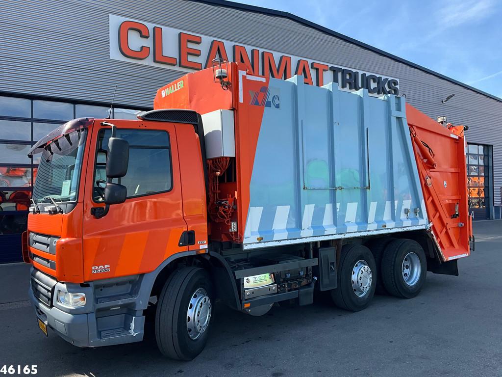 DAF FAG 75 CF 250 Haller 20m³ (bj 2009), Auto's, Euro 5, Origineel Nederlands, Diesel, DAF