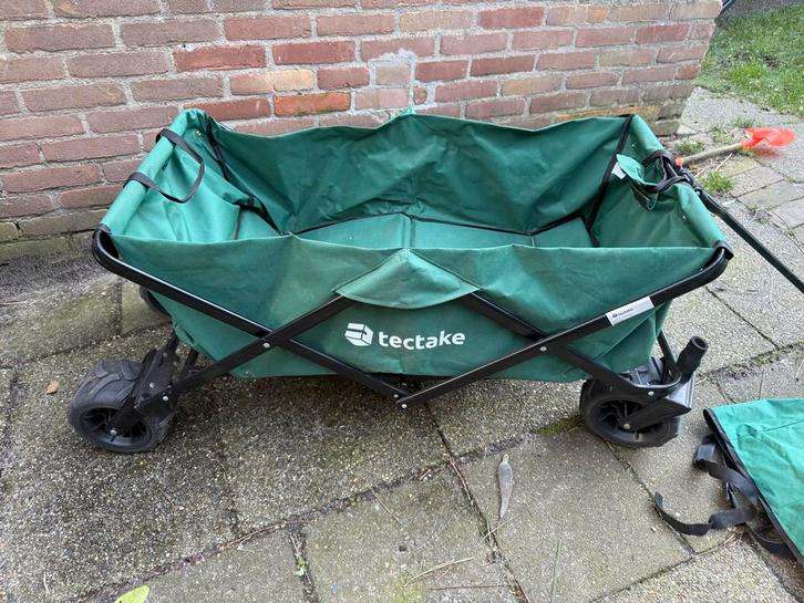 Opvouwbare bolderkar van Tectake, Caravans en Kamperen, Bolderkarren, Gebruikt, Opvouwbaar, Ophalen