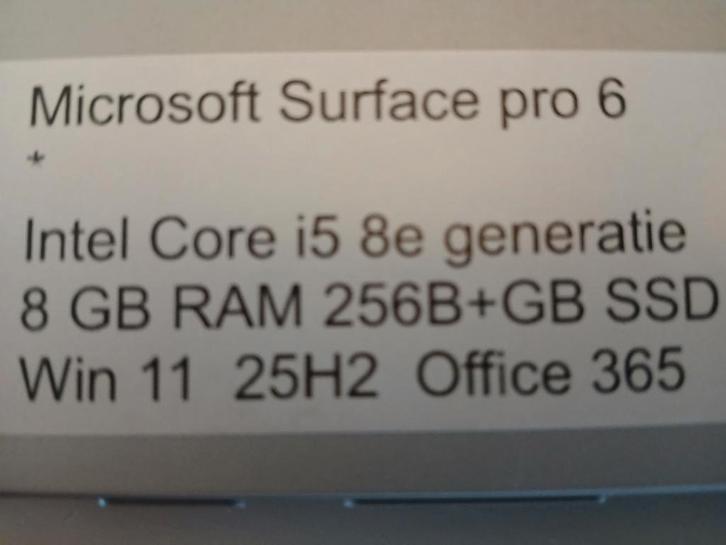 De Allerlaatste Topaanbieding MicrosoftSurfacePro6 Office365, Computers en Software, Windows Laptops, Zo goed als nieuw, 12 inch