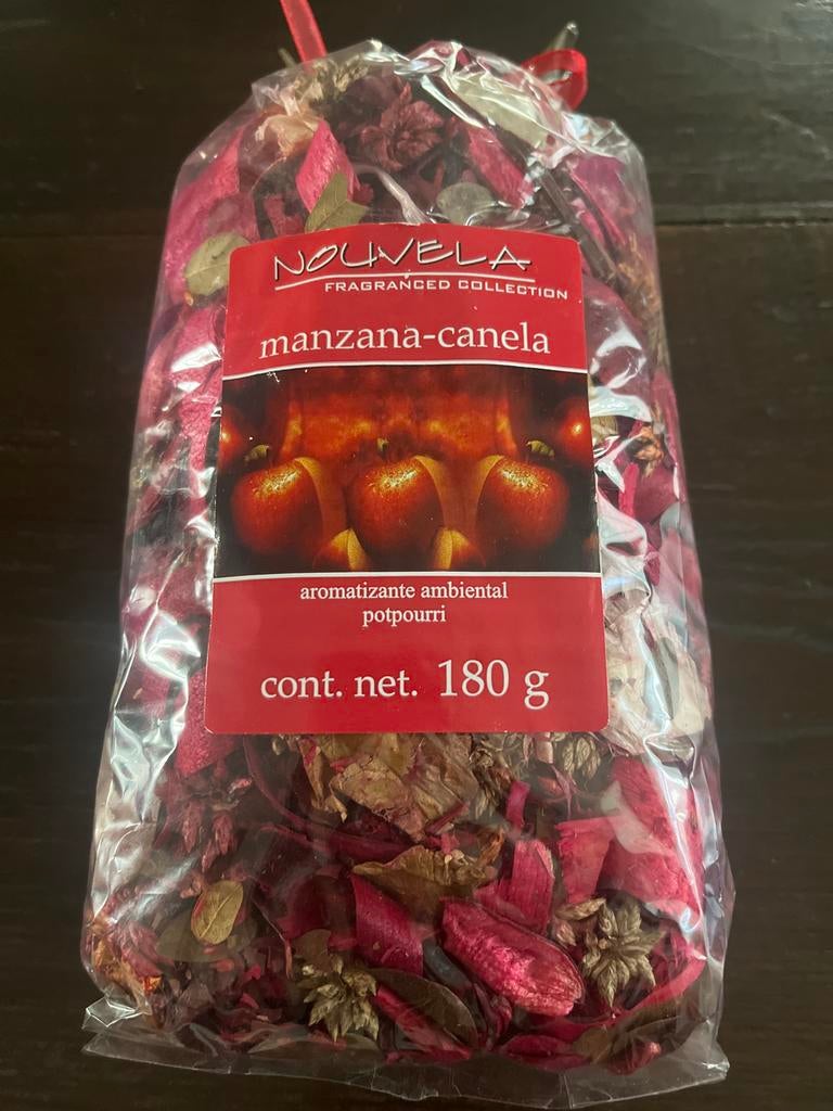 Potpourri Manzana-Canela (Appel-Kaneel) - 180g, Ophalen of Verzenden, Nieuw, Rood, Natuurlijk materiaal