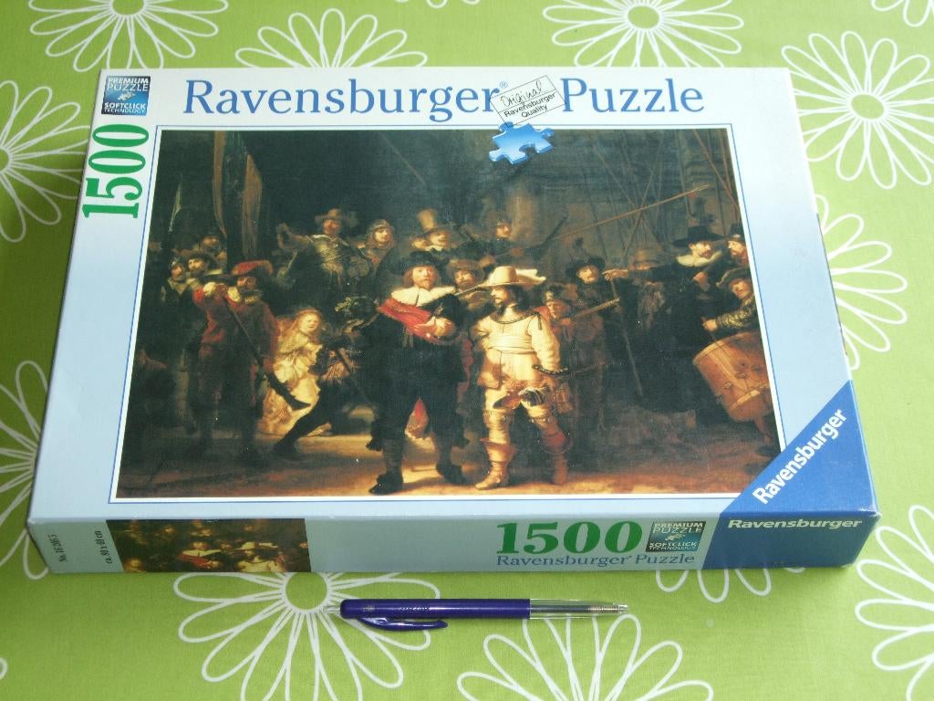 De Nachtwacht - Ravensburger puzzel - 1500 stukjes, Hobby en Vrije tijd, Denksport en Puzzels, Ophalen of Verzenden, 500 t/m 1500 stukjes