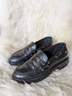 Tommy Hilfiger loafers zwart leer maat 40, Ophalen of Verzenden, Gedragen, Tommy Hilfiger, Instappers