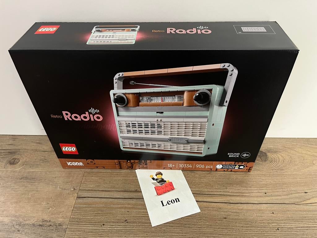 Lego Icons 10334 Retro radio - MISB nieuw in ongeopende doos, Ophalen of Verzenden, Nieuw, Complete set, Lego