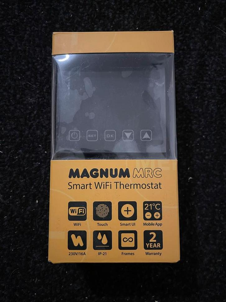 MAGNUM MRC Smart WiFi Thermostaat - Nieuw in doos, Doe-het-zelf en Verbouw, Thermostaten, Nieuw, Slimme thermostaat, Ophalen
