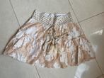 Ibiza rok beige goud met strass S (m), Beige, Ophalen of Verzenden, Maat 36 (S), Gedragen