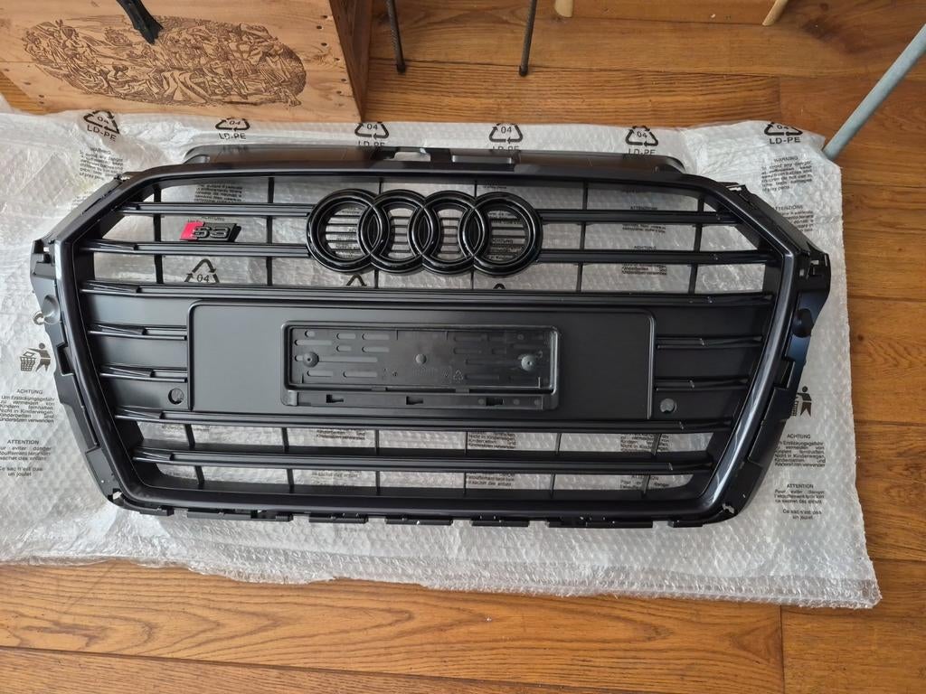 Audi A3 8V S3 Look Grill Zwart, Auto-onderdelen, Voor, Nieuw, Bumper, Audi