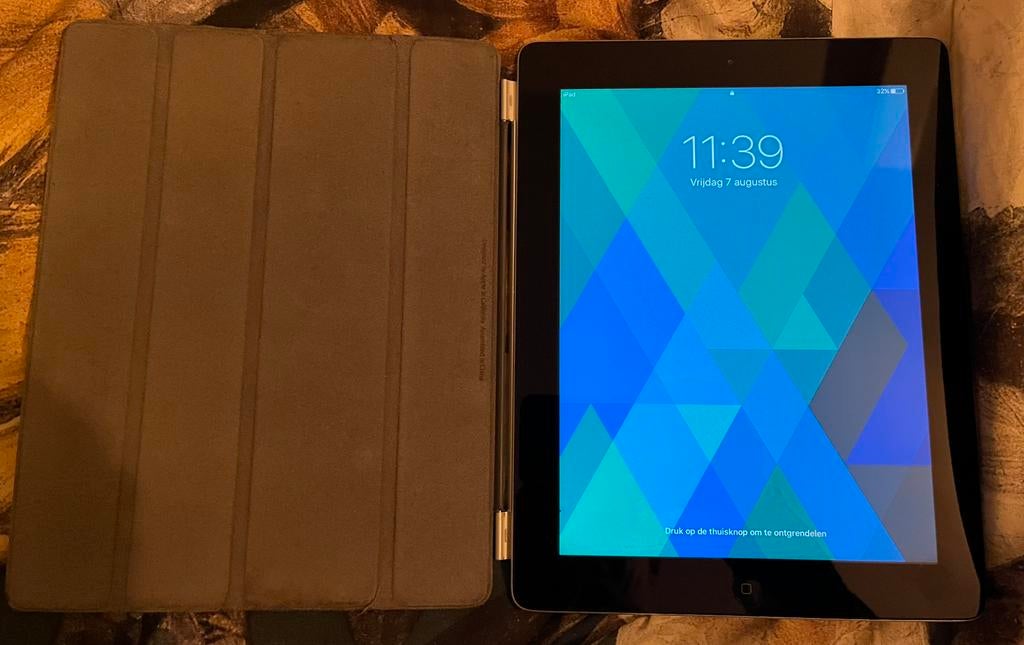 Apple iPad A1458, 4e generatie, goed werkend, Computers en Software, Apple iPads, Gebruikt, Apple iPad, Zwart, 16 GB