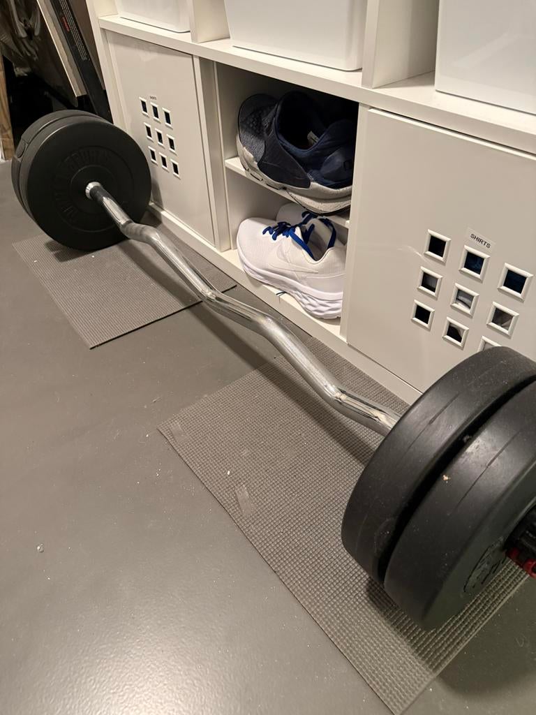 Complete fitness set: Krachtstation, spinningbike en meer!, Krachtstation, Armen, Ophalen of Verzenden, Zo goed als nieuw