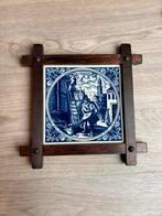 De loodgieter - Jan Luyken Delfts Blauw beroepentegel, Ophalen of Verzenden