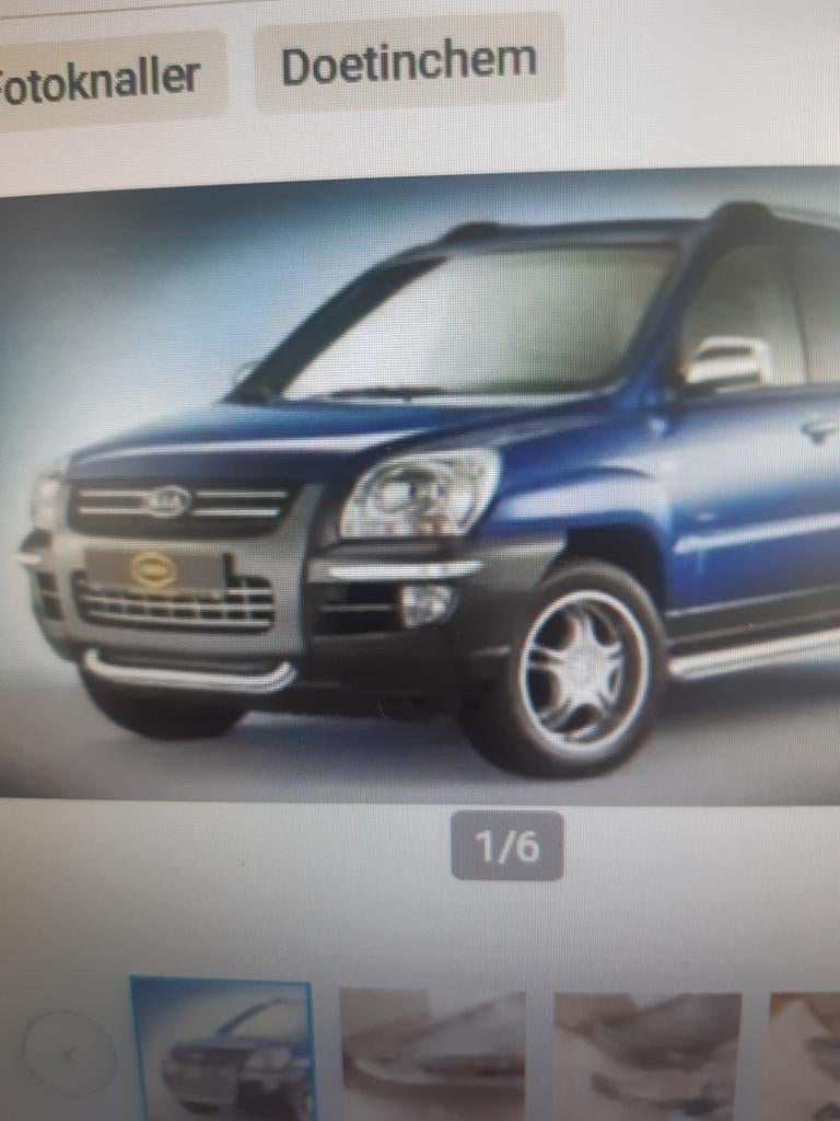 Sierlijst rvs Kia Sportage Hyundai Tuscon, Auto diversen, Onderhoudsmiddelen, Ophalen