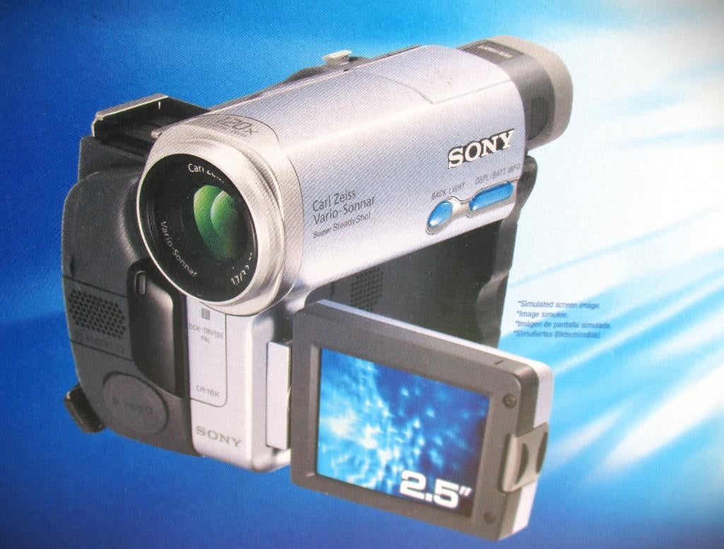Sony Handycam DCR-TRV 19E~In originele doos~werkt goed, Audio, Tv en Foto, Videocamera's Digitaal, 20x of meer, Overige soorten