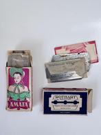 OUDE SCHEERMESJES  ' ROTBART" EN  " SOLINGEN', Ophalen of Verzenden, Gebruikt, Gehele gezicht