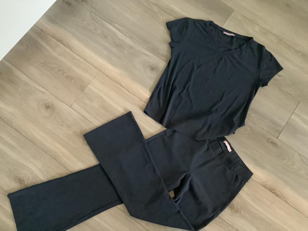 Studio Anneloes flair bonded broek M top L net een jumpsuit, Maat 38/40 (M), Ophalen of Verzenden, Zo goed als nieuw, Grijs