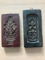 Twee antieke mallen gemaakt van was ca. 1900, Ophalen of Verzenden