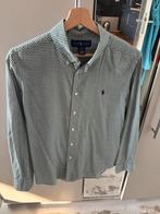 Ralph Lauren overhemd - Groen/wit geruit - Maat L, Ophalen of Verzenden, Zo goed als nieuw