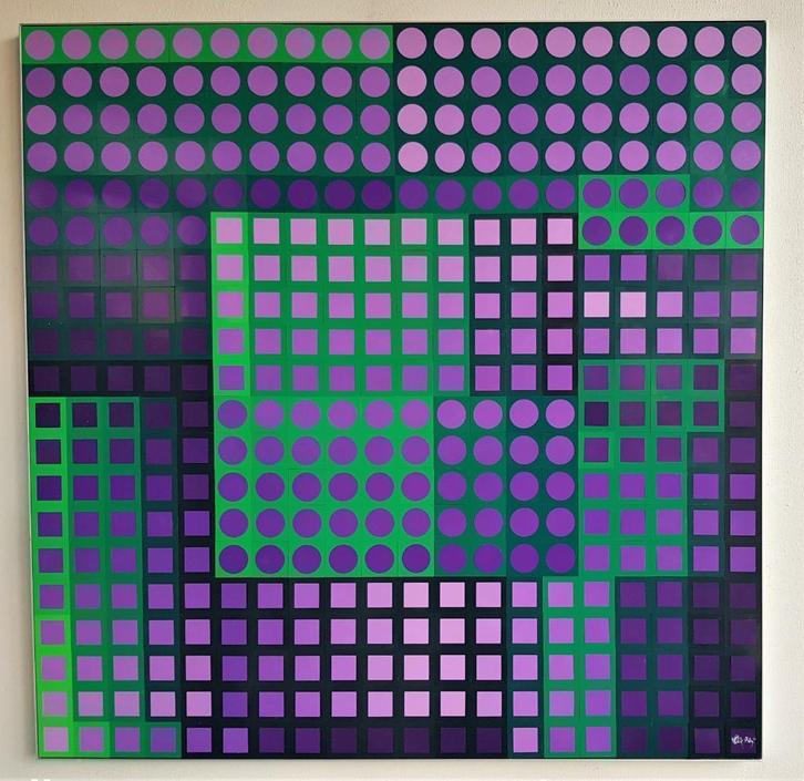 Vasarely Planetary Folklore Participations multiple, Antiek en Kunst, Kunst | Designobjecten, Ophalen of Verzenden