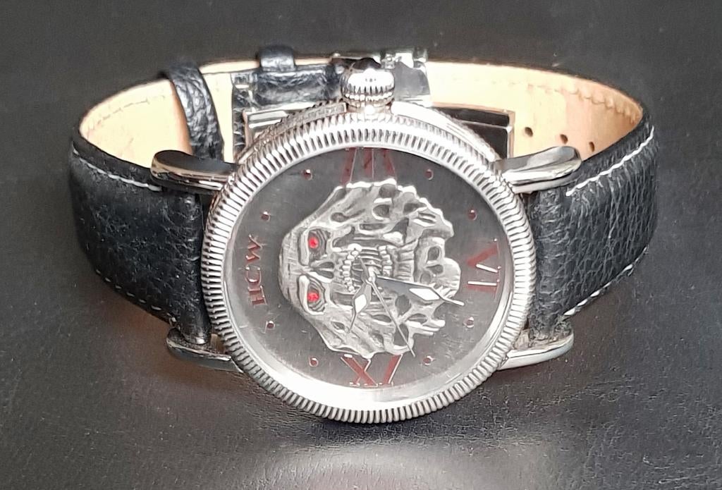 Limited edition HCW 'Soul Collector' horloge - automaat, Sieraden, Tassen en Uiterlijk, Horloges | Heren, Overige merken, Leer