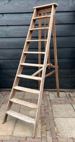 Houten schilders trap stevig en decoratief, Ophalen, Gebruikt, Trap, Opvouwbaar of Inschuifbaar