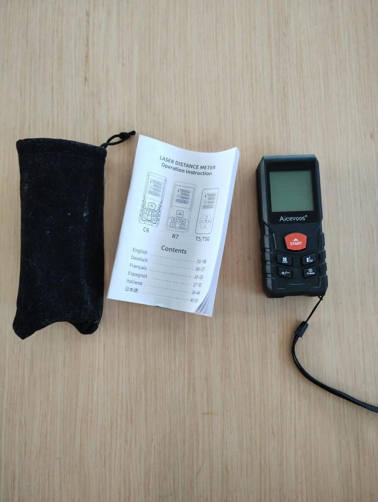 laserafstandmeter, Ophalen of Verzenden, Zo goed als nieuw, Afstand