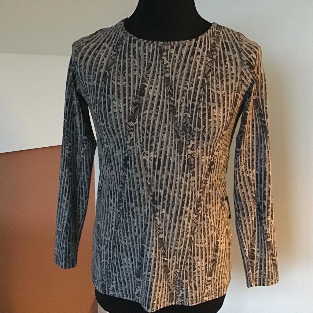 Lichtgewicht blouse met print - Studio Anneloes, Kleding | Dames, Ophalen of Verzenden, Zo goed als nieuw, Maat 36 (S), Zwart