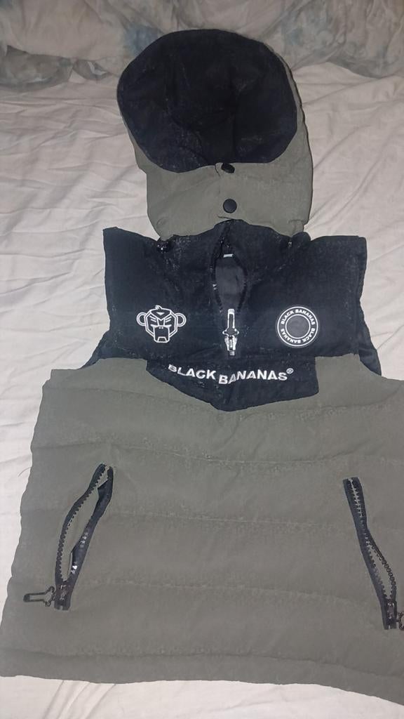Black Bananas Bodywarmer met Afneembare Capuchon, Kleding | Heren, Overige kleuren, Overige maten, Ophalen of Verzenden, Zo goed als nieuw