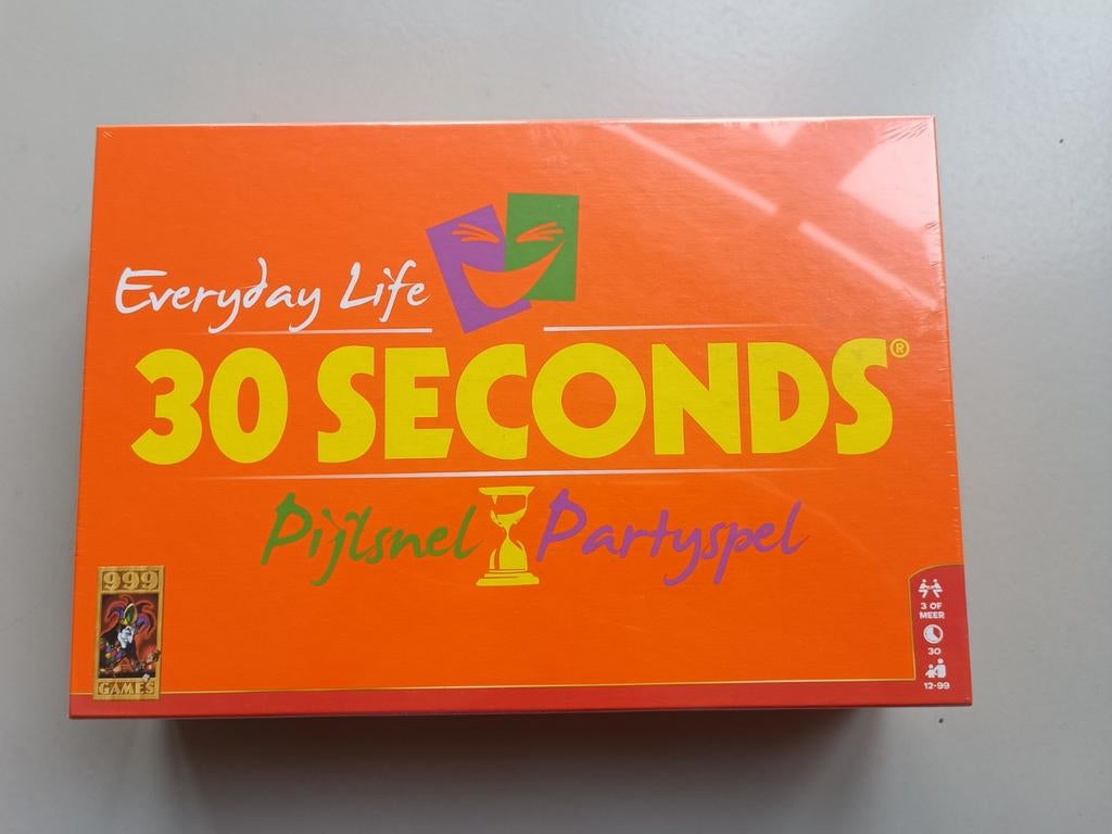 30 Seconds spel, nieuw!, Hobby en Vrije tijd, Gezelschapsspellen | Bordspellen, Vijf spelers of meer, Ophalen of Verzenden, Nieuw