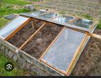 Lage broeikas (koude bak) incl. Glazen dak, Ophalen, Gebruikt, Minder dan 80 cm, Overige typen