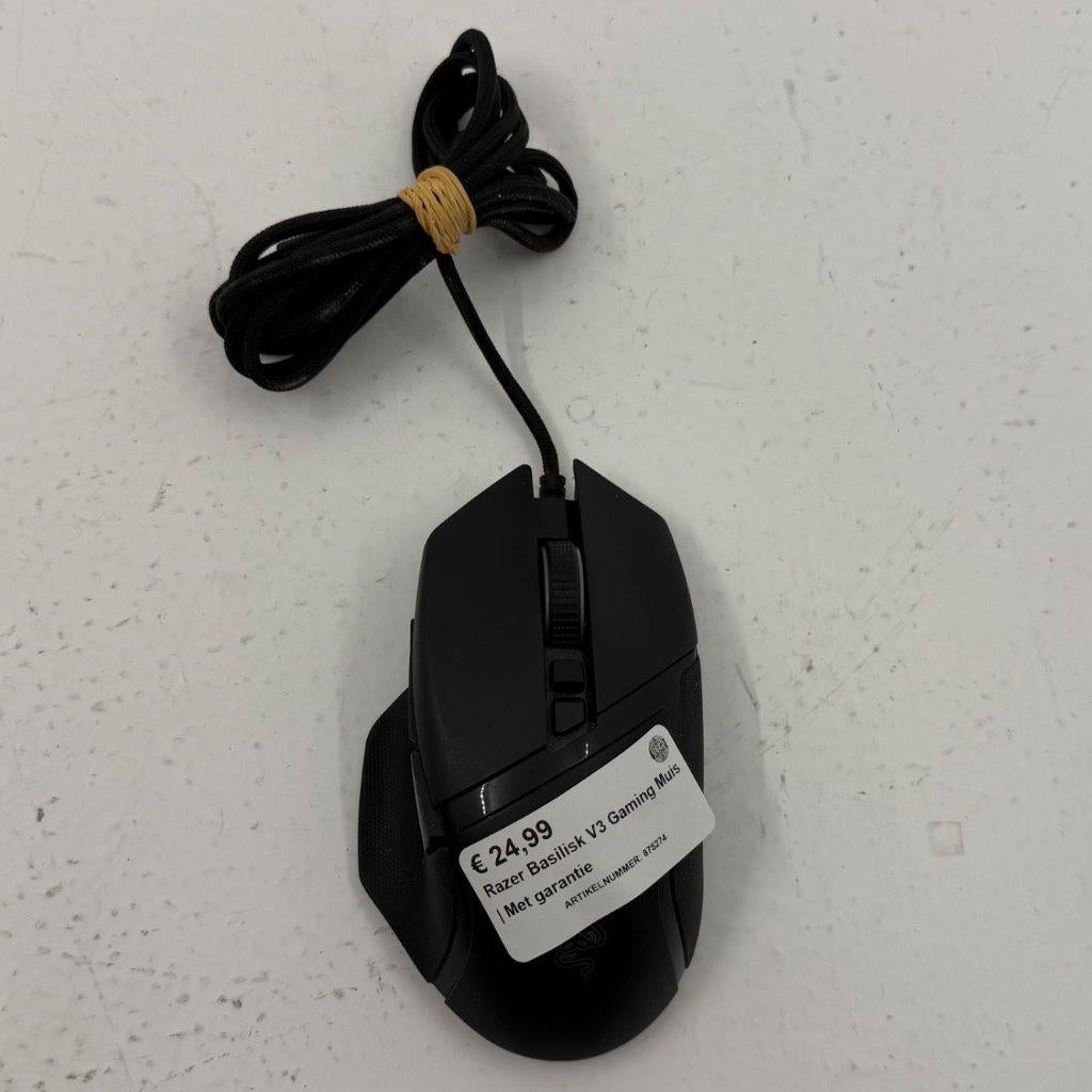 Razer Basilisk V3 Gaming Muis | Met garantie, Muis, Gaming muis, Dordrecht@usedproducts.nl, Toulonselaan 72