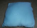 kussen blauw vierkant zacht kussen 40 x 48 cm kussenvulling, Ophalen of Verzenden, Gebruikt, Blauw, Vierkant