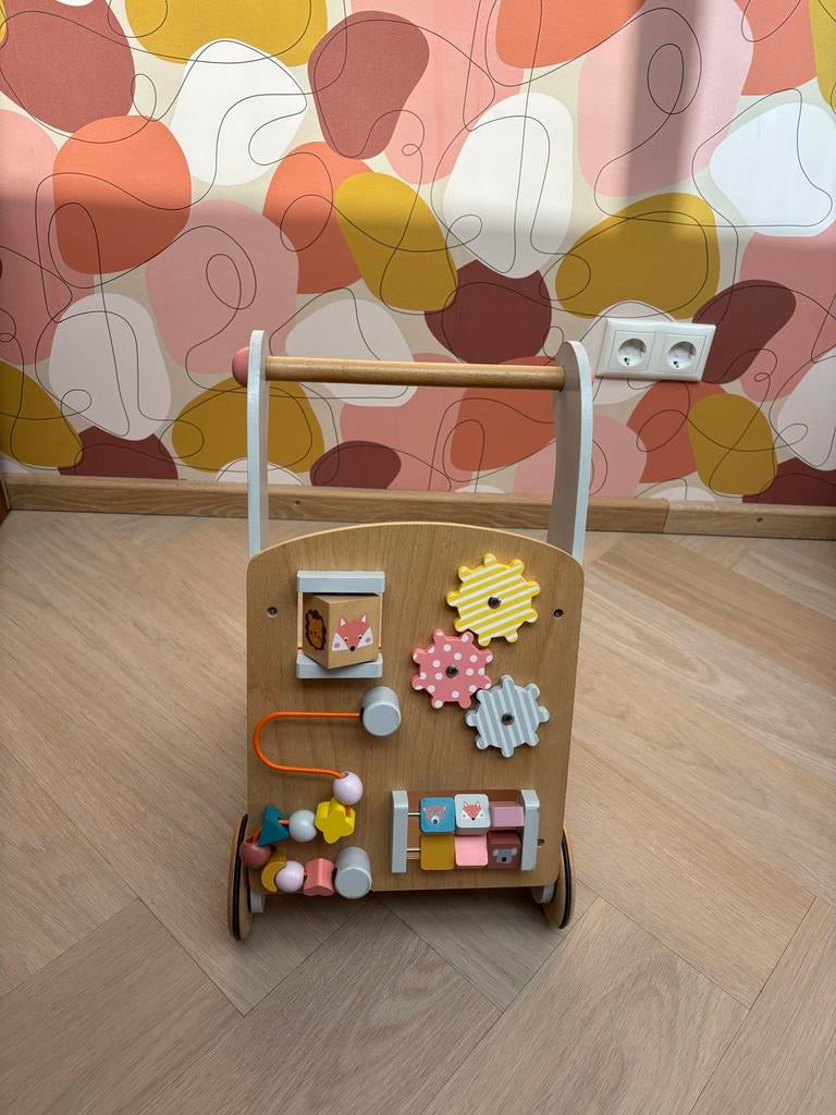 Houten loopwagen met activiteiten, Ophalen, Gebruikt, Overige typen, Met wieltjes