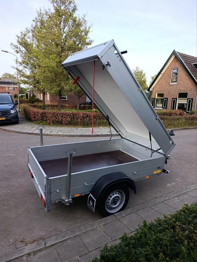 Bagage aanhanger geremd, Ophalen