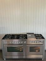 Luxe Boretti Fornuis 8 pits RVS dubbele oven 150 cm breed, Ophalen of Verzenden