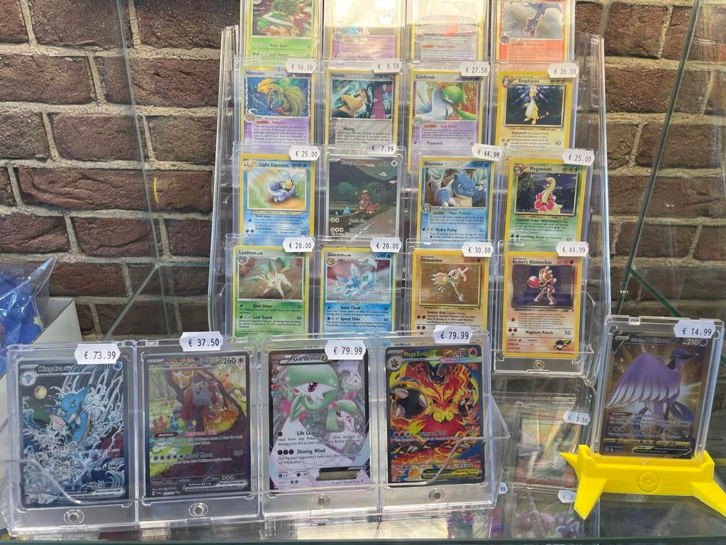Pokémon Kaarten Art Collectie , Modern en Vintage, Ophalen of Verzenden, Zo goed als nieuw, Meerdere kaarten, Foil