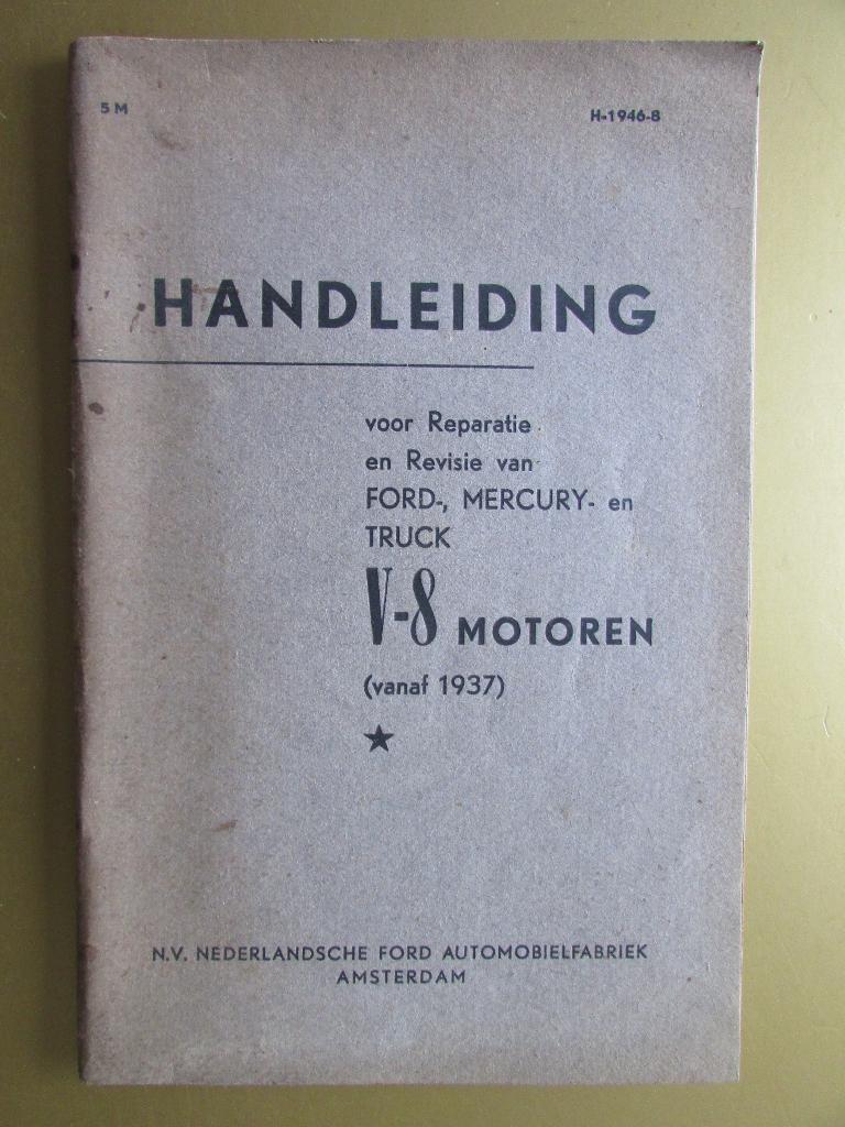 Handleiding voor Ford & Mercury V-8 motoren, Nederlands, Ophalen of Verzenden