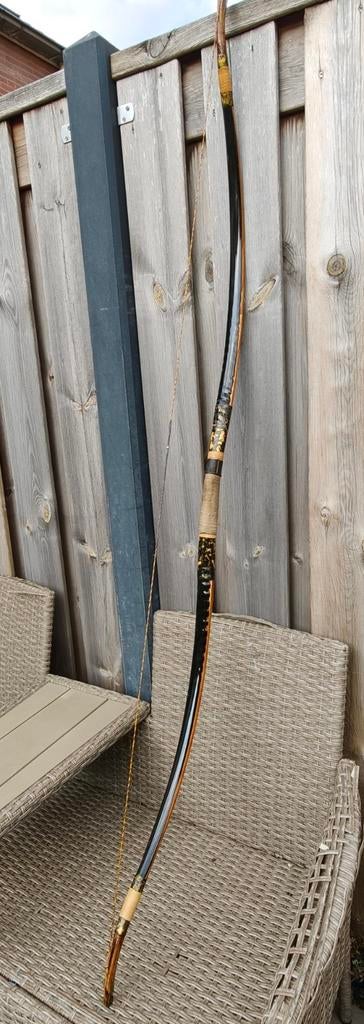 Bamboo Bows Orion – Hoorn / Osage / Bamboe, Sport en Fitness, Handboogschieten, Ophalen of Verzenden, Zo goed als nieuw