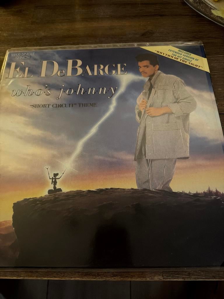 El DeBarge - Who's Johnny Maxi-Single 12 inch, Gebruikt, Maxi-single, Ophalen of Verzenden, Pop