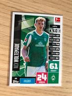 Topps Match Attax Bundesliga 2021 Nick Woltemade ROOKIE, Ophalen of Verzenden, Zo goed als nieuw, Buitenlandse clubs, Spelerskaart