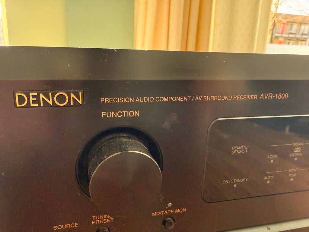 Denon AVR-1800 AV Surround Receiver - Goede staat, Audio, Tv en Foto, Versterkers en Receivers, Ophalen, Gebruikt, Denon, 60 tot 120 watt