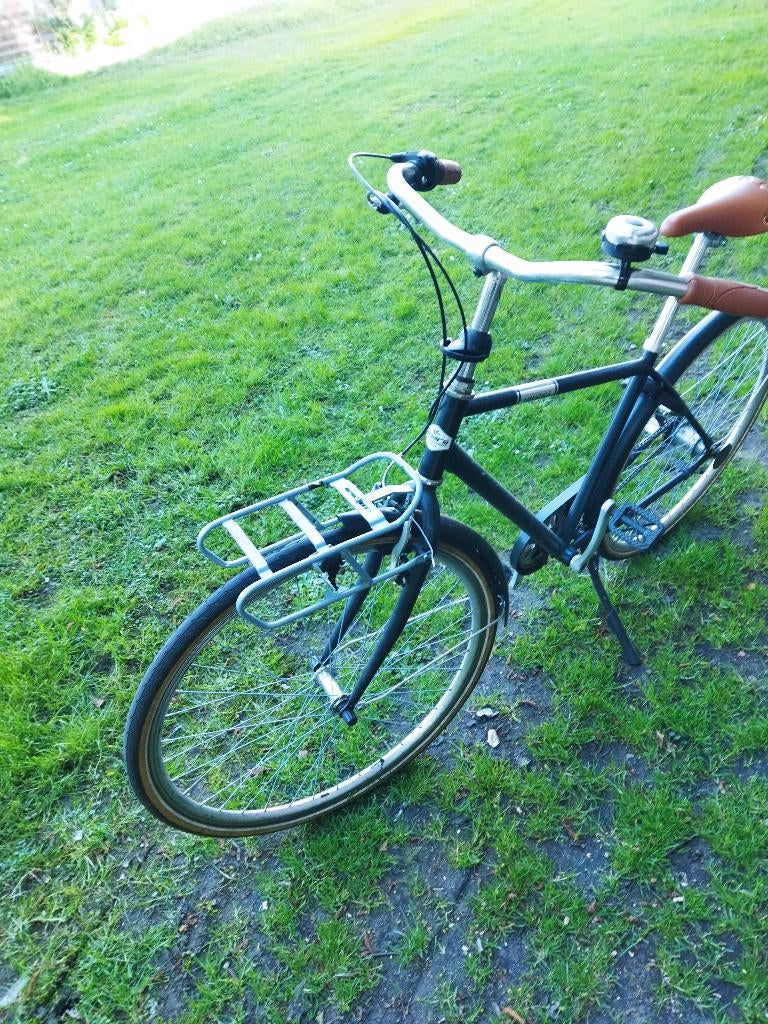 Herenfiets, Fietsen en Brommers, Fietsen | Heren | Herenfietsen, Terugtraprem, Gebruikt, Versnellingen, 57 tot 61 cm