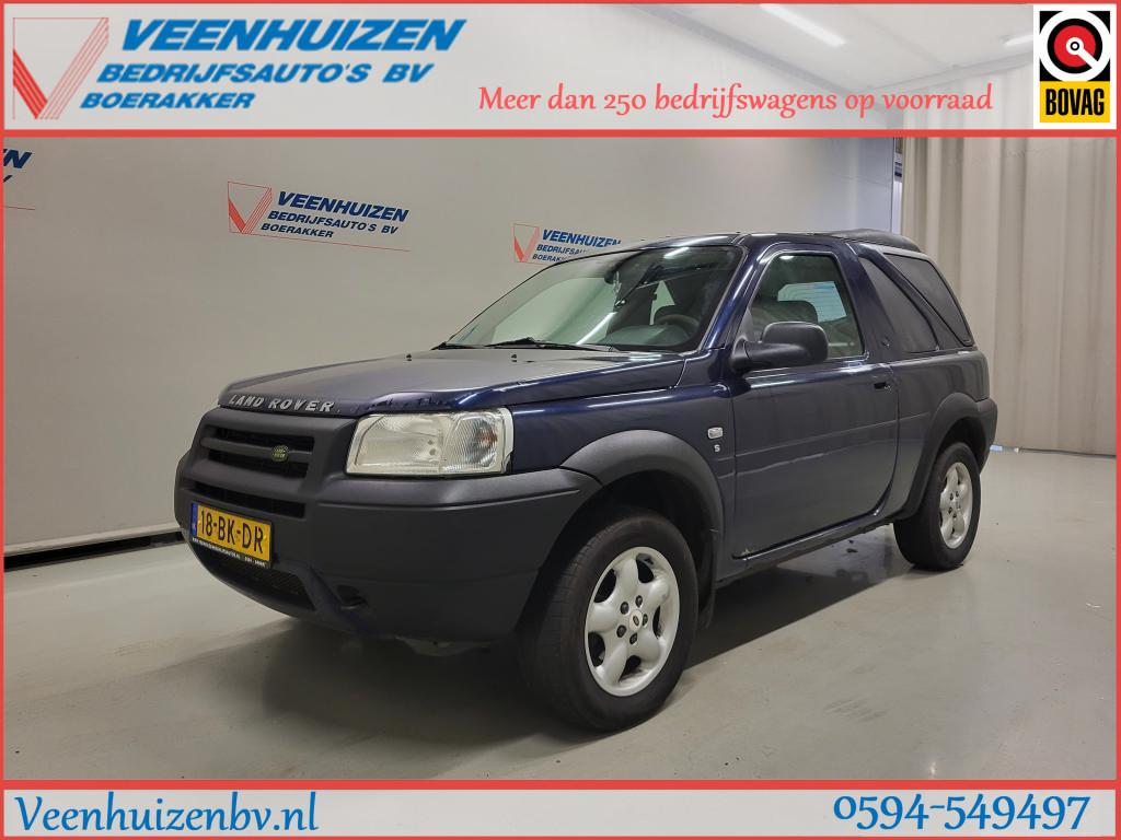 Land Rover Freelander 2.0Td4 MARGE! Trekhaak (bj 2003), 4 cilinders, 2000 kg, Blauw, Bedrijf